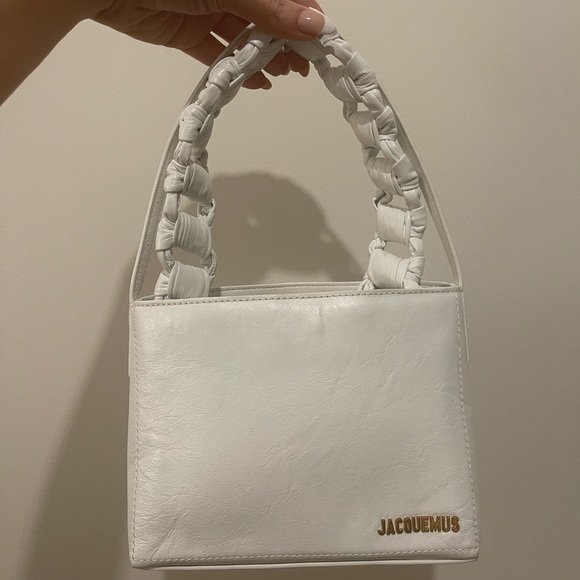 ❌SOLD❌ Jacquemus White 'Le Sac Noeud' Tote- BRAND NEW - Picture 9 of 9